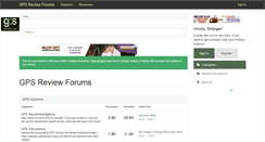 Desktop Screenshot of forums.gpsreview.net