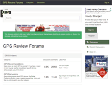Tablet Screenshot of forums.gpsreview.net